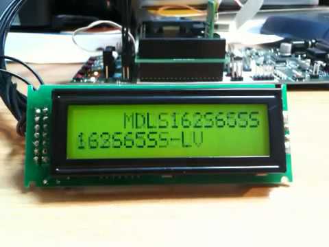 arduino 2 line lcd display example