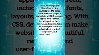 What is CSS? #css #studylearn #coding #techlearn #shorts