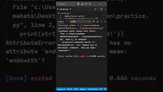 built in function endswith #python #coding #pythoncode #pythonforbeginners