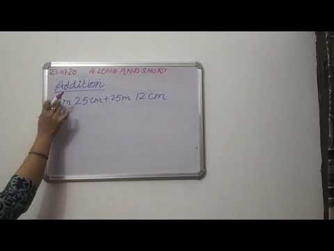 Class 3||Chapter 4||Long and Short||Addition of metre(m)  and centimetre (cm)||