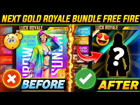 next gold royale free fire | free fire next gold royale bundle 2022 | free fire new event | ffupdate