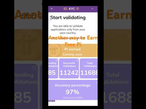 Another EASY Way to Get Free Pi Coins || Become a KYC validator and earn free pi  #pi #crypto