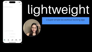 Lightweight Demo (a super simple workout tracking app)