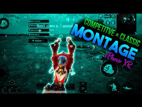 iPhone XR Competitive + Classic Montage #2 PUBG Mobile - Waji Gaming