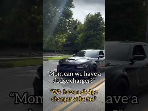We have a dodge charger at home son. #shorts #dodge #dodgecharger