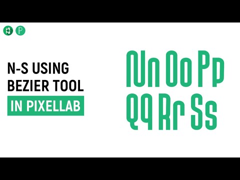 How to Create N-S Using Bezier tool in PixelLab | PixelLab tutorial | Smartphone tutorial | Part 3