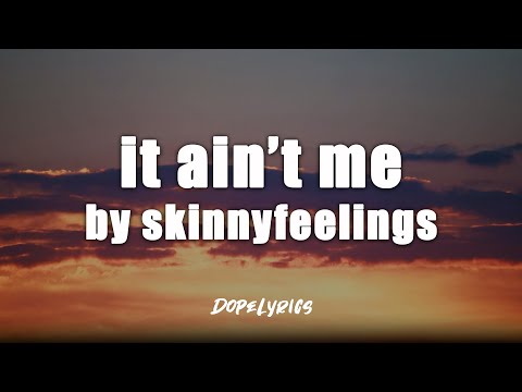 skinnyfeelings - It Ain't Me (Lyrics)
