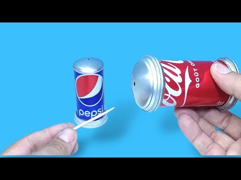 How to Make Amazing Toothpick Holders Using Soda Cans
