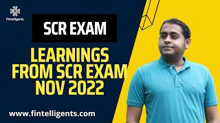 4 Learnings from SCR Exam Oct 2022 | WhatsApp +91 9819137880 #frm #frmexam