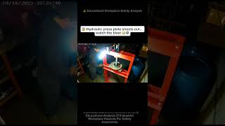⚠️ INSANE Hydraulic Press SHOOTS Out FAST 😳⚙️ #workfails