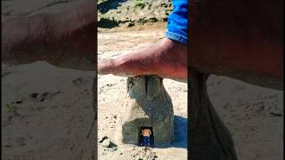 Crazy videography tricks is sand house unbelievable!😱🏠 #funny #shorts