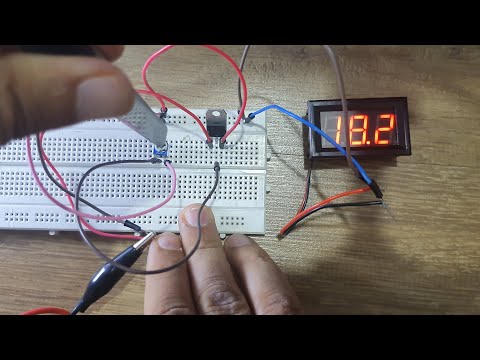 How To Make Adjustable Voltage power source by 7805 regulator