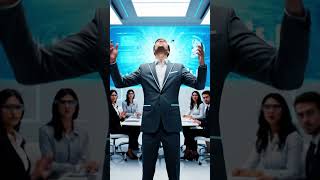 Future Presentation Fail: Auto-Sleep Mode Activated Mid-Sentence! 😴 (AI Short Meme)