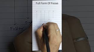full form of focus# reels# shorts# ytshorts# education# online# simple English with pranay# teaching