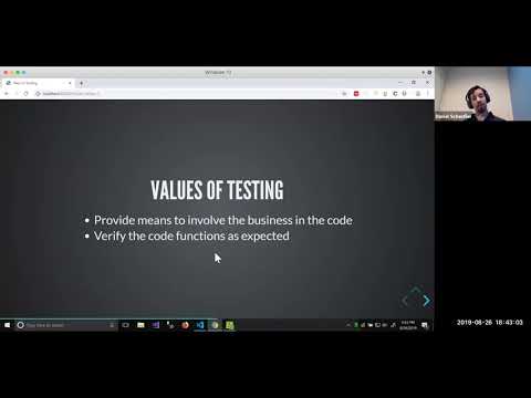 Web UI Testing Given When Then Pattern - React Online Meetup - August 2019