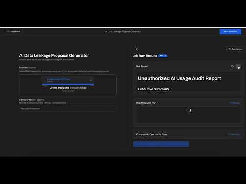 AI Data Leakage Proposal Generator