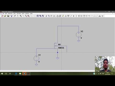 NMOS input characteristics in LT Spice