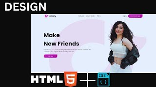 Simple Website Using Html and Css with Source Code | Html and Css Design and Build Websites | 2024