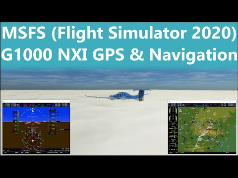 MSFS G1000 NXI Differences, part 2 - GPS and Navigation