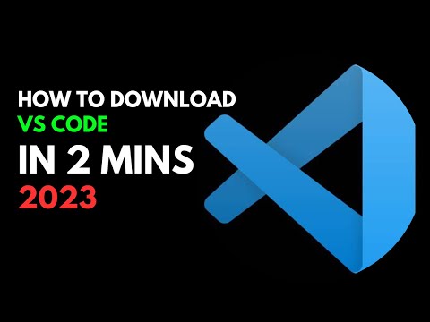 How to download and install Vs code. (in 2 mins)