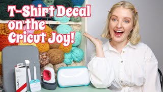 Cricut Joy! | Intro & Easy DIY Iron On T-Shirt Decal Tutorial