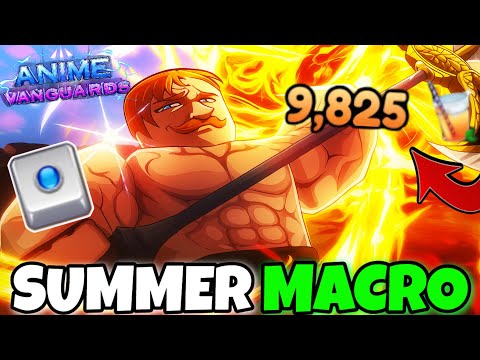 How To EASILY Macro The New Summer Event In Anime Vanguards!