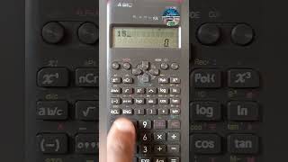 Find binomial coefficient using fx-82MS calculator #shorts #shortvideo #short #maths #calculatorapp