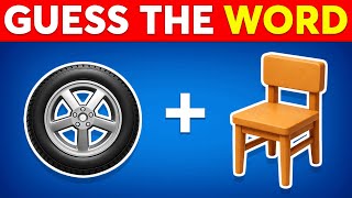 Guess The WORD By Emojis? 🤔❓✅ Compound Words Edition