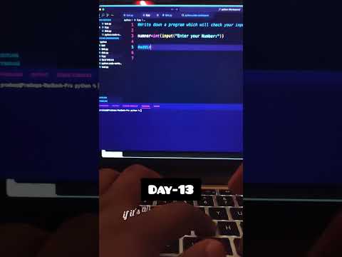 Day-13 Learning python from scratch #python #coding  #rom #tech #technology #trending
