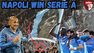 NAPOLI SERIE A CHAMPIONS! (Story, highlights, and stats)
