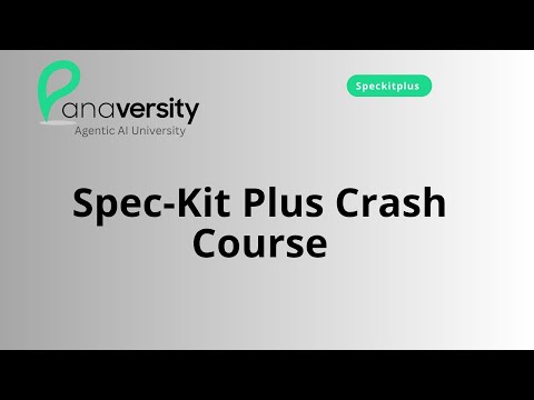 02: Spec-Kit Plus Crash Course