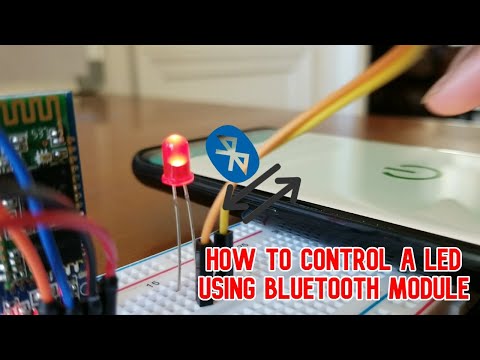 HOW TO CONTROL A LED USING HC-06 BLUETOOTH MODULE WITH ARDUINO