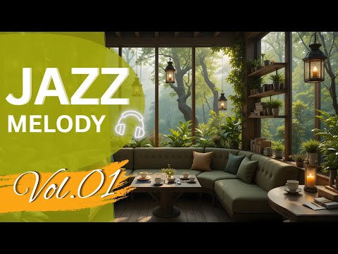Jazz Melody Vol 01 | Sweet Saxophone & Soft Piano Jazz ambience for Forest Café Relaxation
