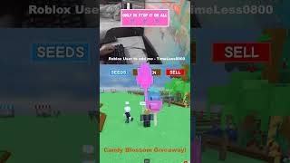 Candy Blossom Speedrun 🌷 Grow a Garden Roblox Strategy! #growagarden #robloxguide