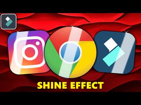 How To Make Icon SHINE Effect In Filmora 14 Tutorial