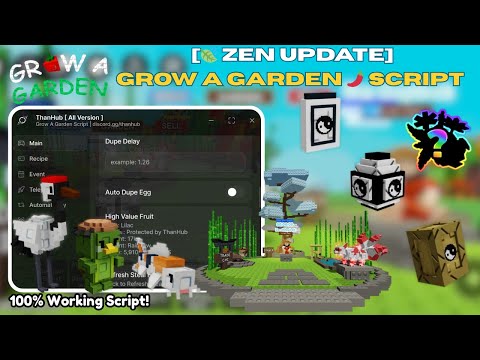 [🍃 ZEN UPDATE] Grow a Garden 🌶️ Script | Auto Zen Quests, Get Kitsune Pet, Seed Spawner (No Key)