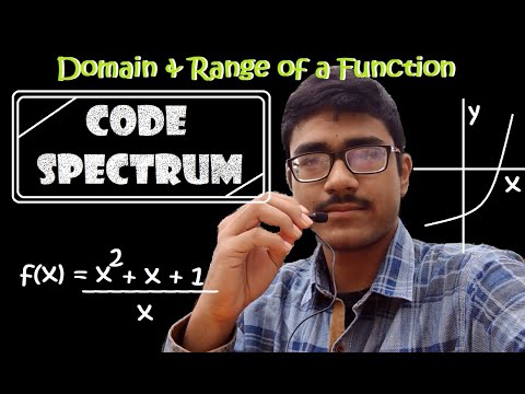 Domain and Range of a function || Code Spectrum