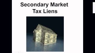 Crash Course Training -  4 Strategies of Tax Lien Certificates - Tax Lien Investing