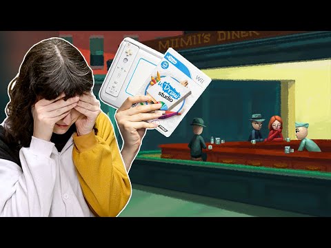 I Broke uDraw for the Wii Recreating Edward Hopper's "Nighthawks" | CAT COPIES