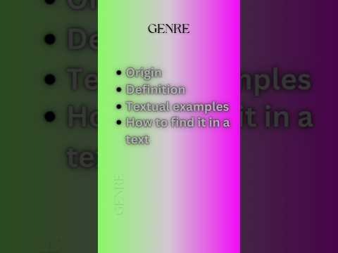 Genre #literarydevices #genre #literature #english #poetic #shortfeed