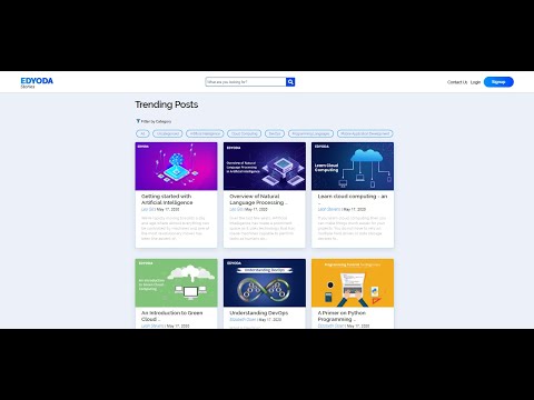 Blog Web Application - Python Django Project | Edyoda