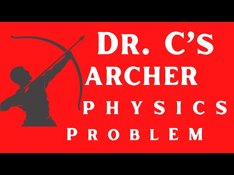 Dr. C Physics 101 Archer Problem Statement #Physics #Trajectory #maths #projectilemotion