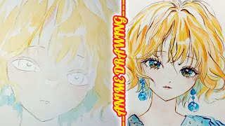 How to draw a Cute Anime Girl| Anime sketck ||painting|एनीमे ड्राइंग easydrawing|Drawing Anime