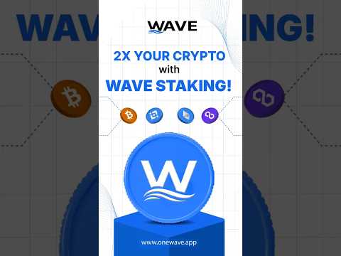 Double Your Crypto Growth with WAVE! Stake, trade, play & earn 8% monthly ROI.