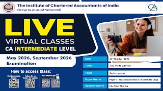 Intermediate Paper-3A:ITL | Topic: Basic concepts | Session 1 | 21 Oct, 2025