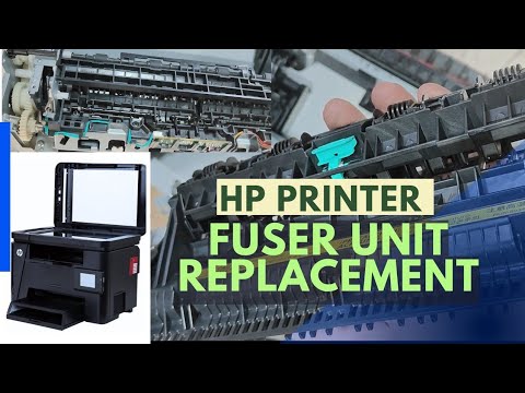 HP LASER PRINTER FUSER UNIT REPLACEMENT |SOLVED PAPER JAM ISSUE/ PAPER FOLDING /PRINT SPREADING|M225