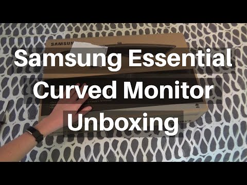 Samsung Essential Curved Monitor (CF396) Unboxing - Best Cheap Curved Monitor?