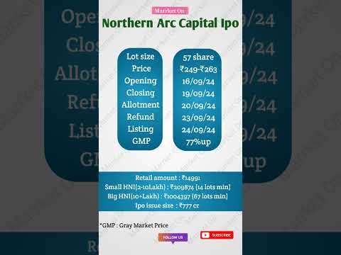 Running IPO Northern Arc Capital #investing #2024 #ipo #watch #shorts #trending #news #nifty #reels