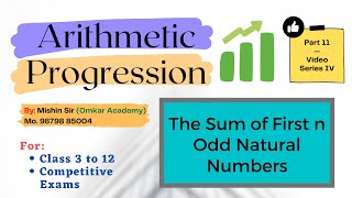 Arithmetic Progression Class 3 to 12 & Competitive Exams (Part 11) Arithmetic Series Arithmetic Mean