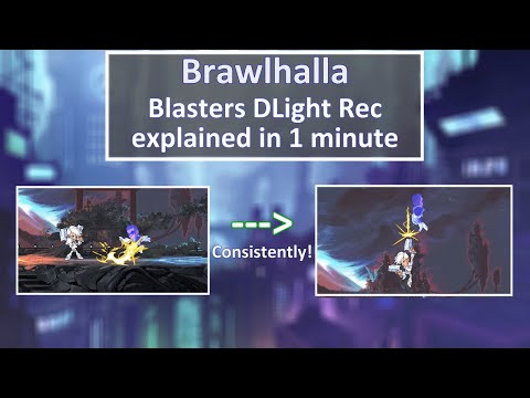 Hit Blasters DLight Recovery CONSISTENTLY in 1 minute! [Brawlhalla]